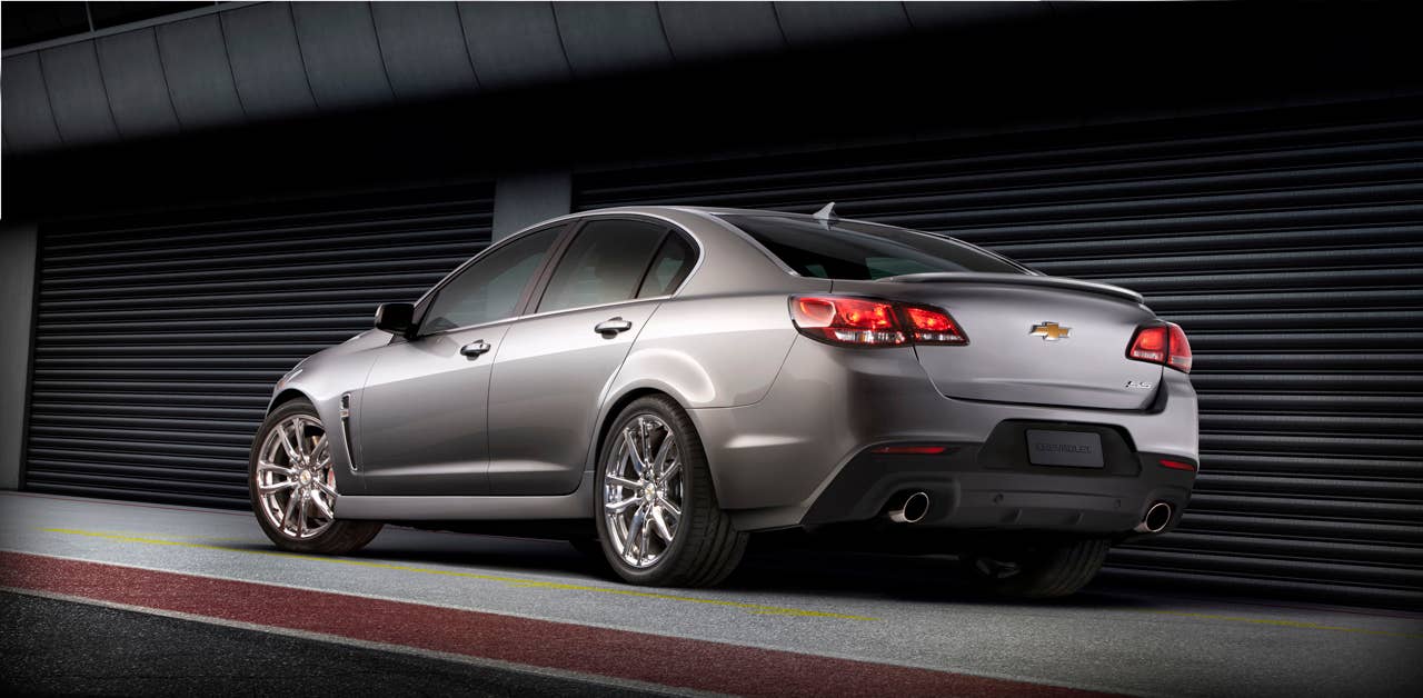 The all-new 2014 Chevrolet SS performance sedan is Chevrolet's first rear wheel drive performance sedan in 17 years. The SS will also be Chevrolets racing car entry in the 2013 NASCAR Sprint Cup series.