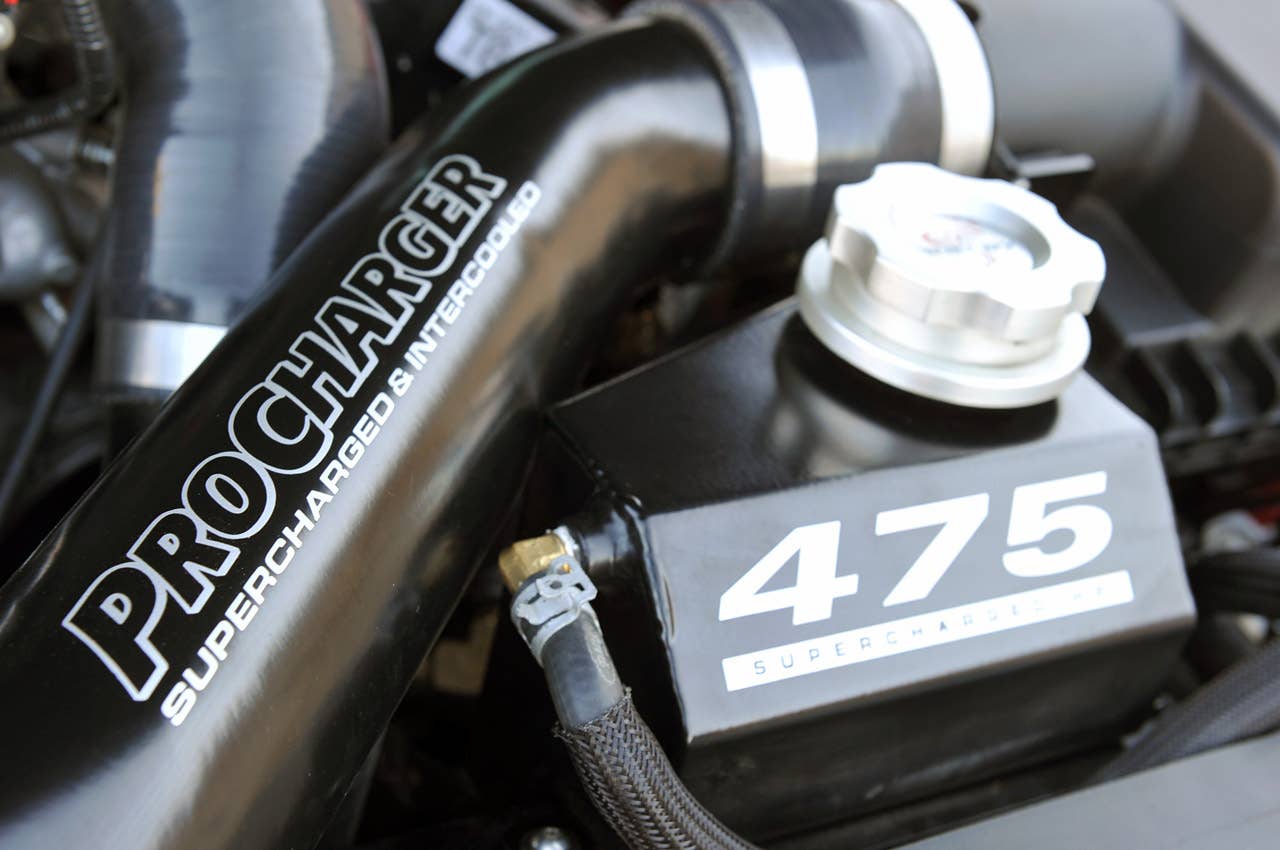 2012 Shelby GTS engine detail