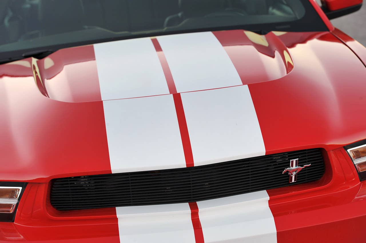 2012 Shelby GTS hood