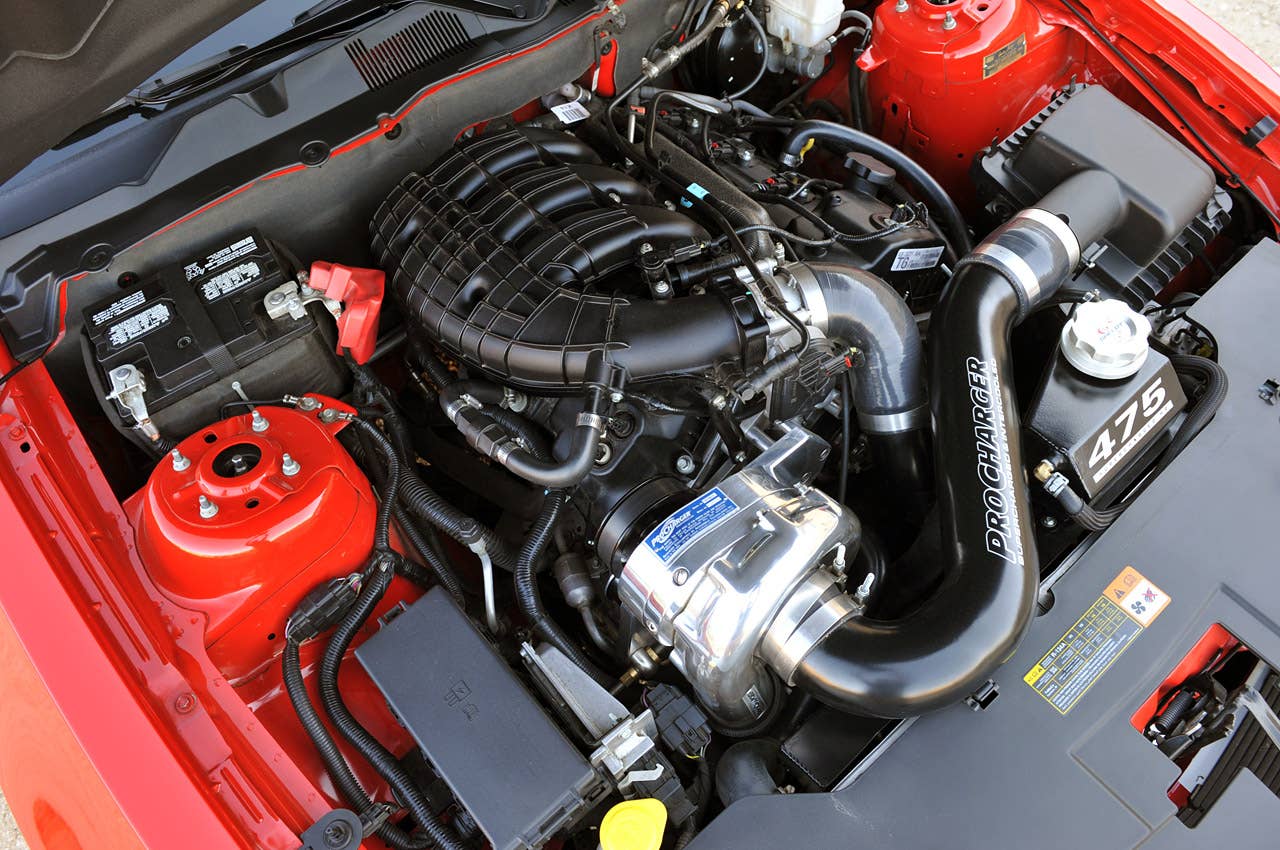2012 Shelby GTS engine