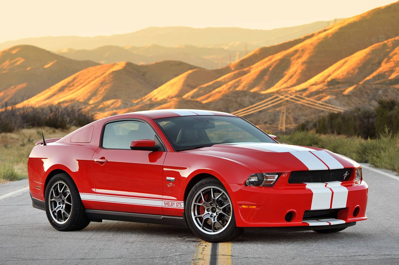 2012 Shelby GTS front 3/4 view
