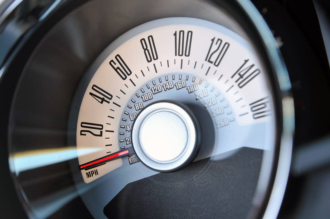 2012 Shelby GTS speedometer
