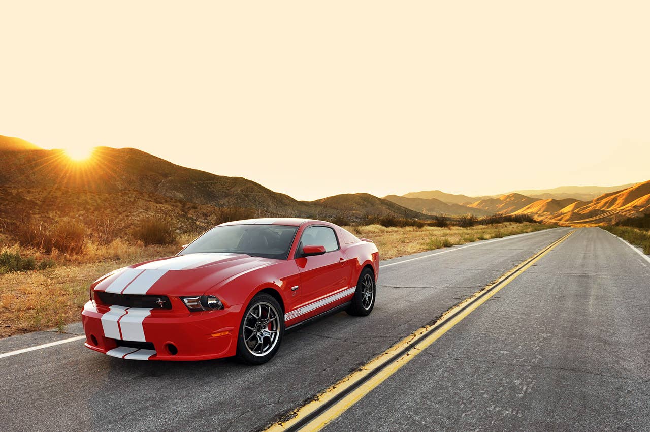 2012 Shelby GTS front 3/4 view