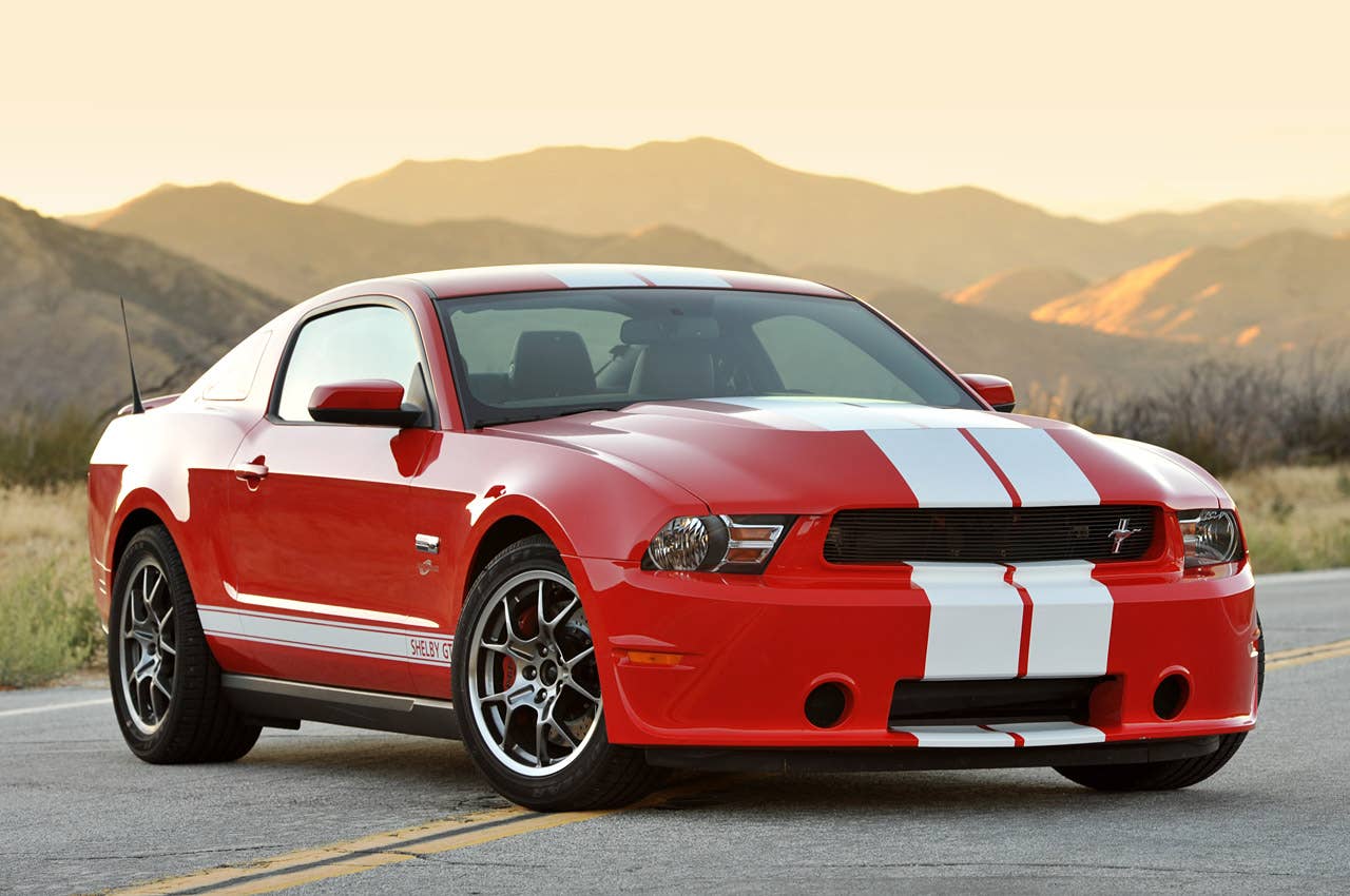 2012 Shelby GTS front 3/4 view