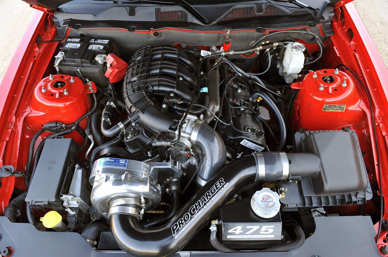 2012 Shelby GTS engine