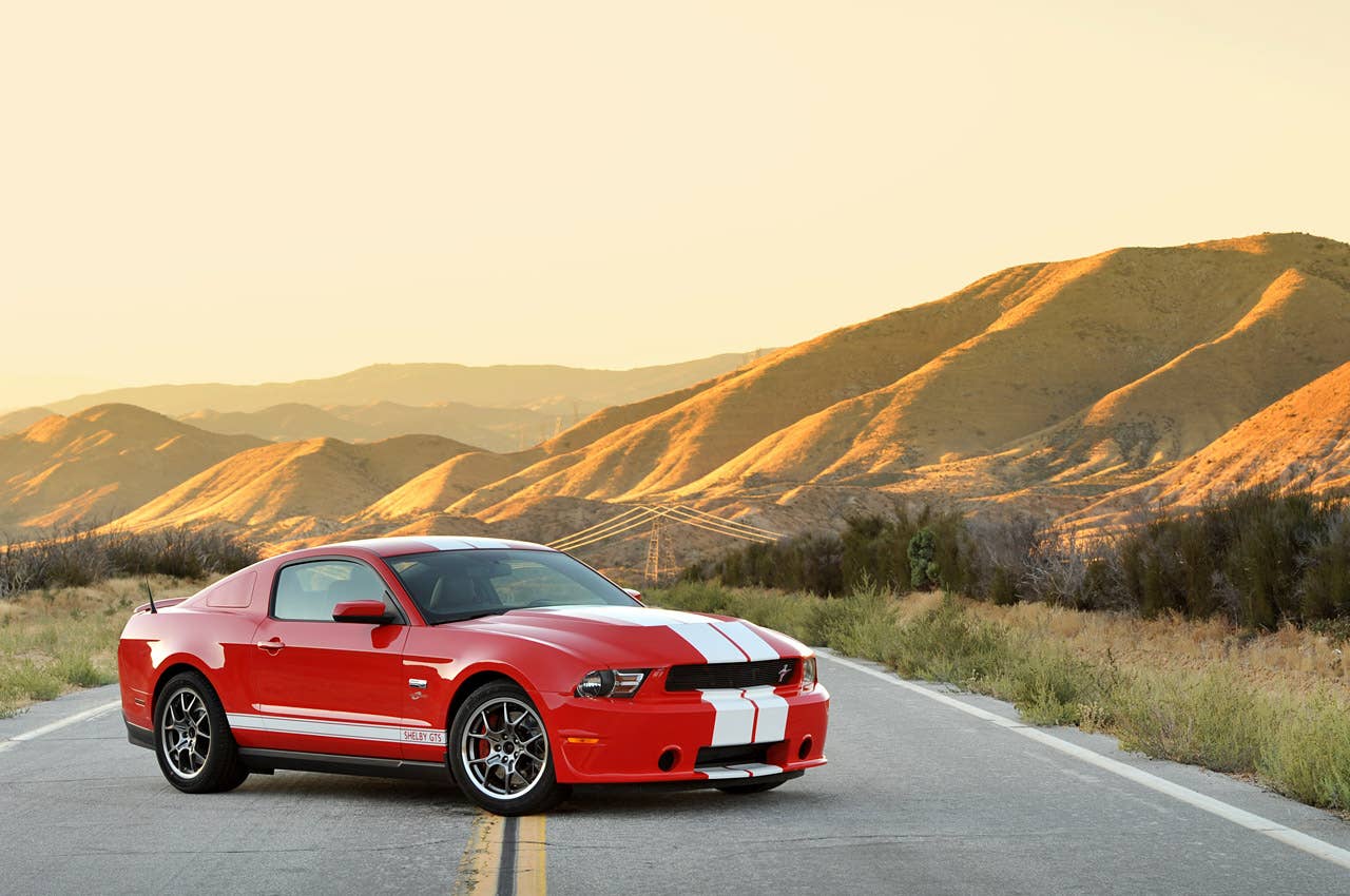 2012 Shelby GTS front 3/4 view