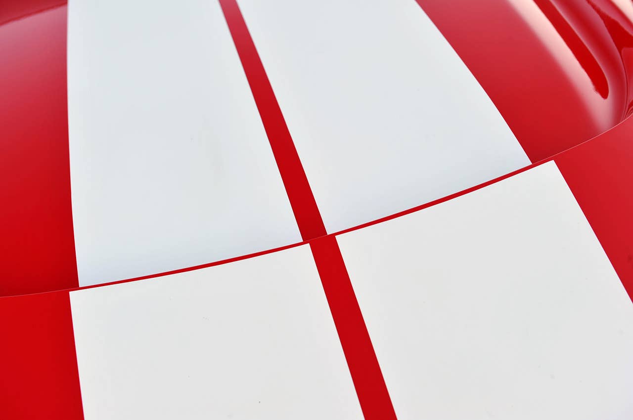 2012 Shelby GTS hood detail