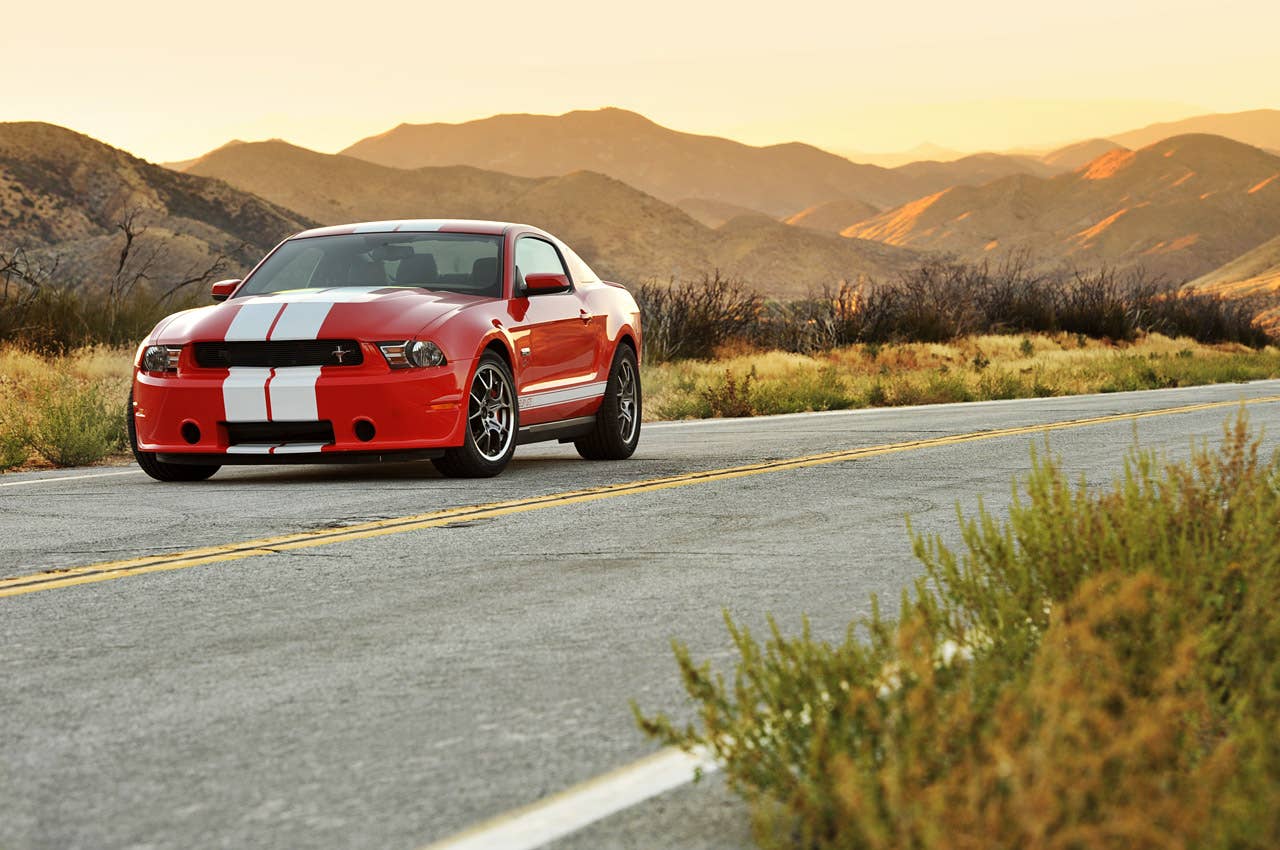 2012 Shelby GTS front 3/4 view