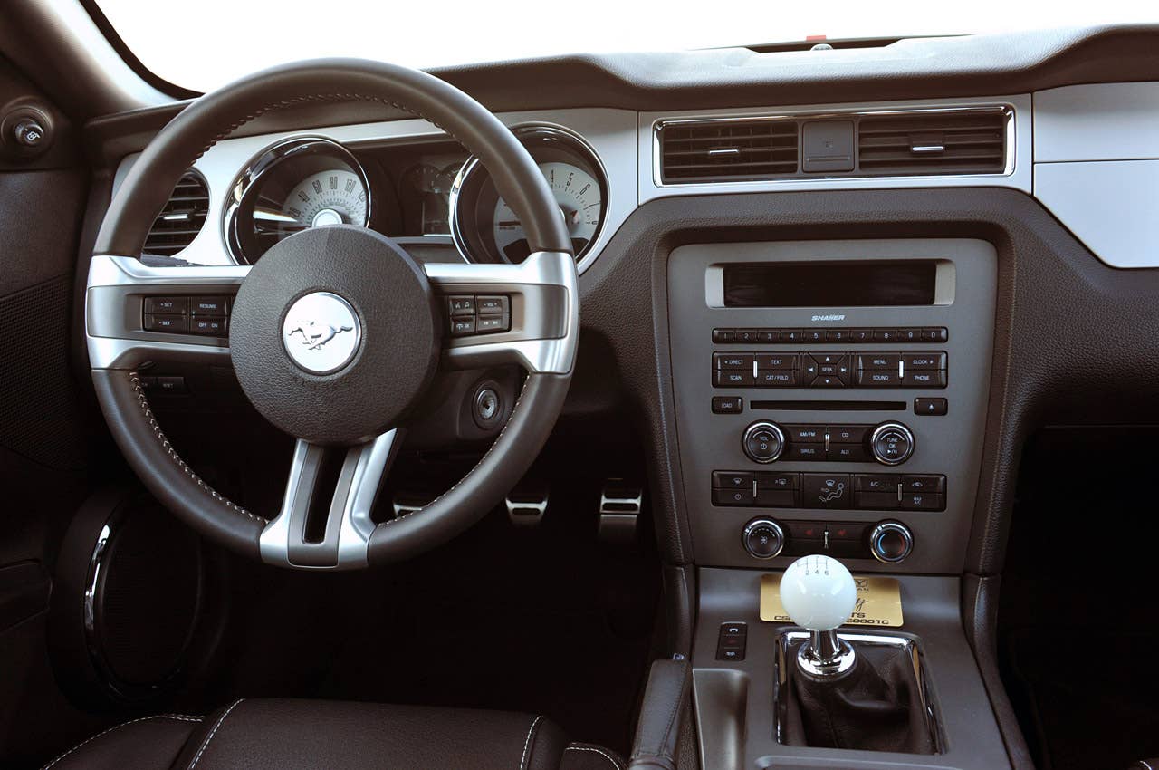 2012 Shelby GTS interior