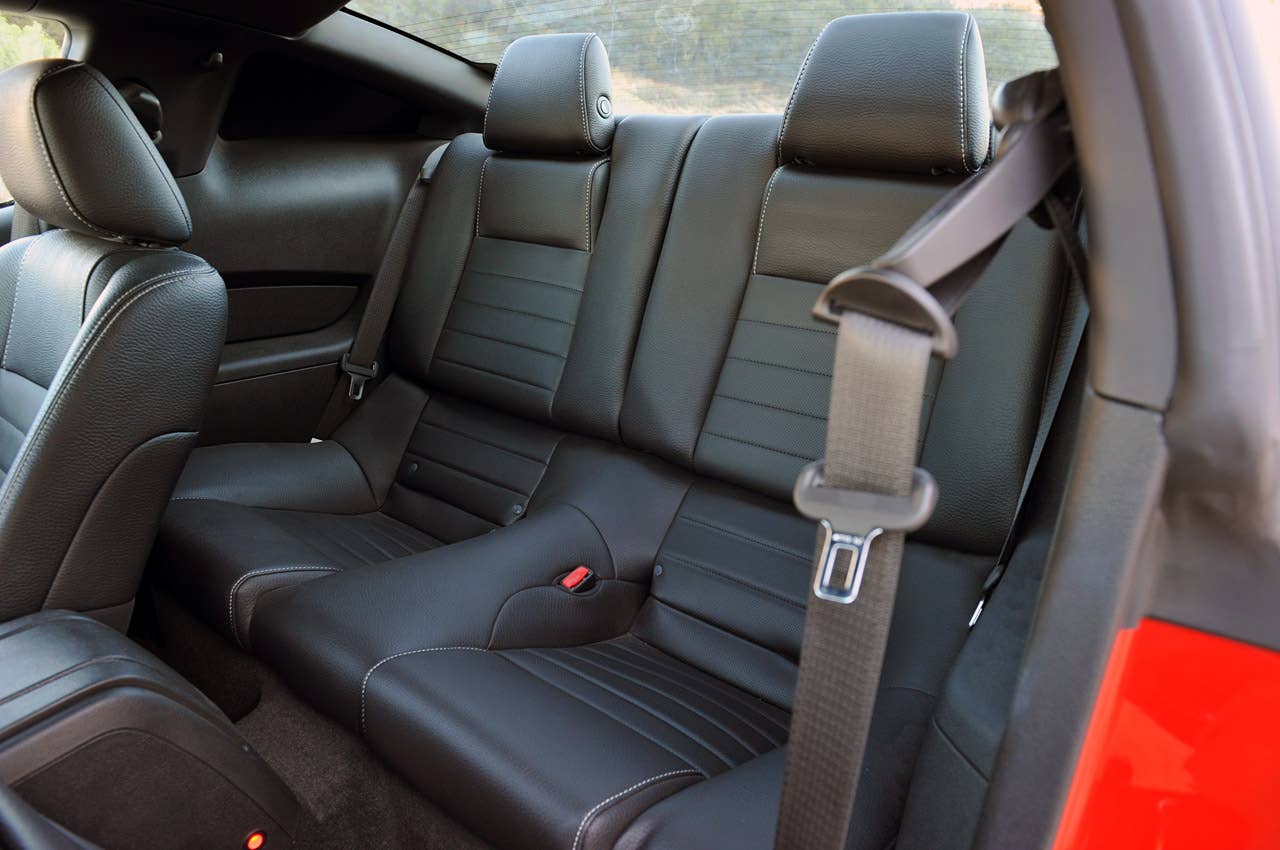 2012 Shelby GTS rear seats