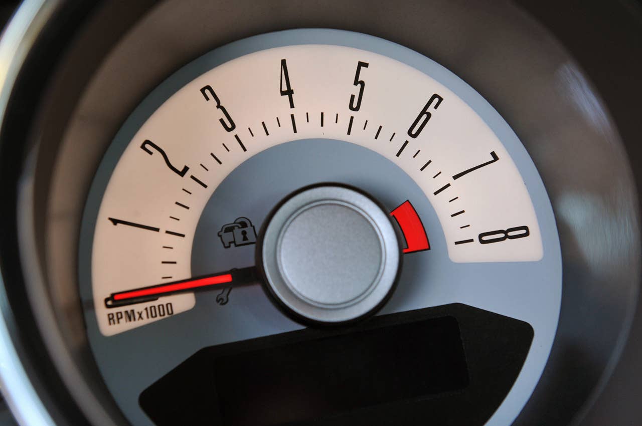 2012 Shelby GTS tachometer