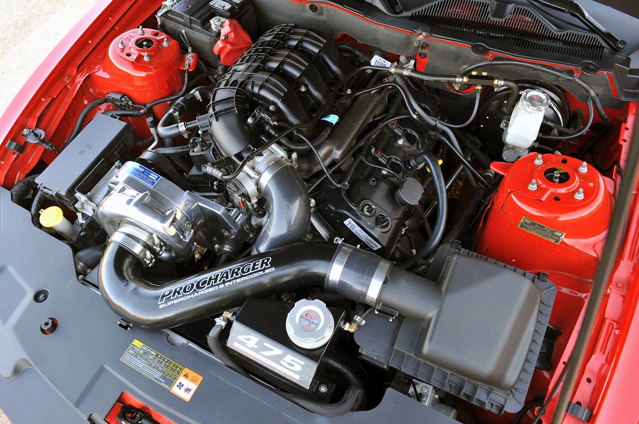 2012 Shelby GTS engine