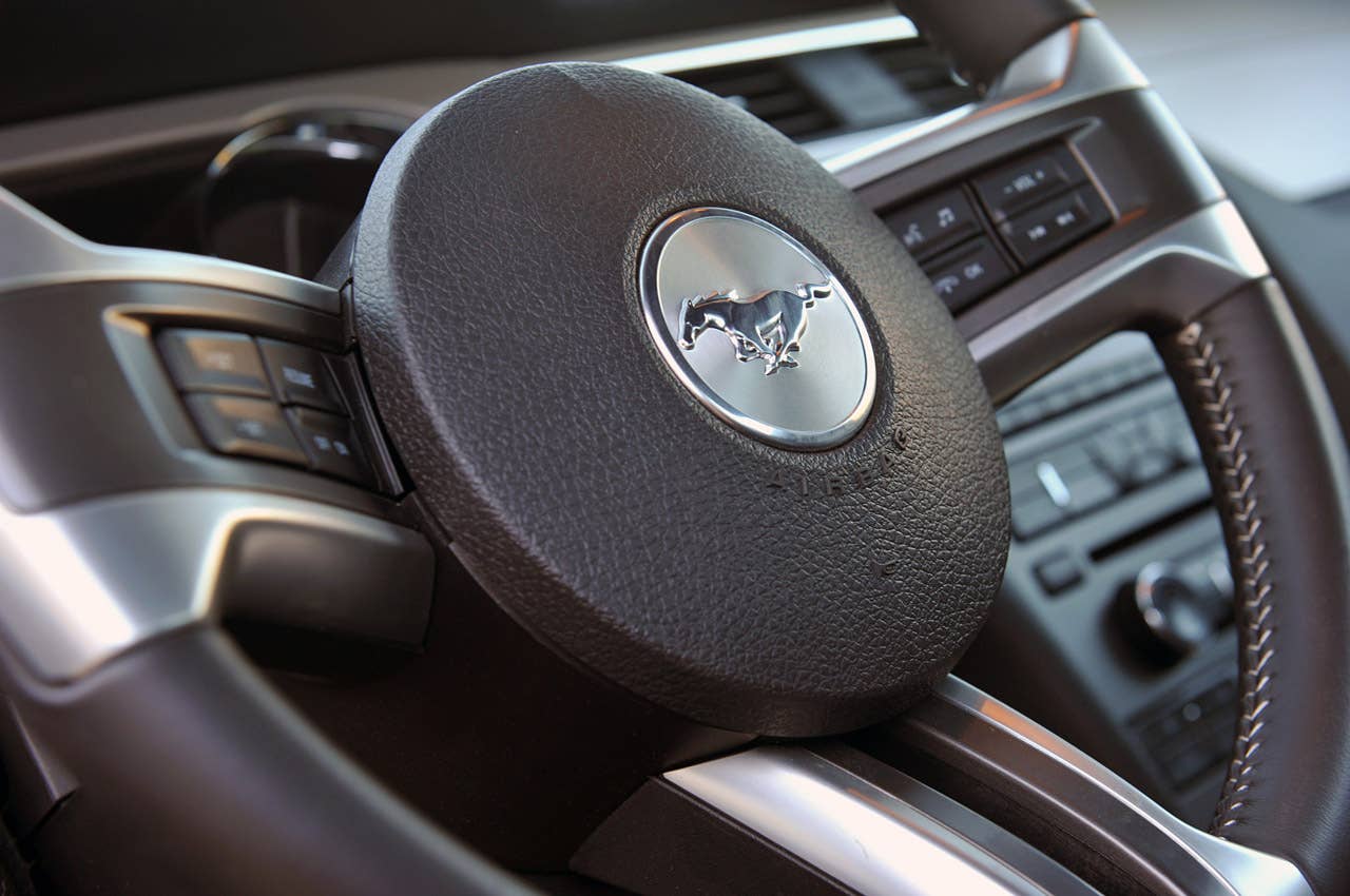 2012 Shelby GTS steering wheel