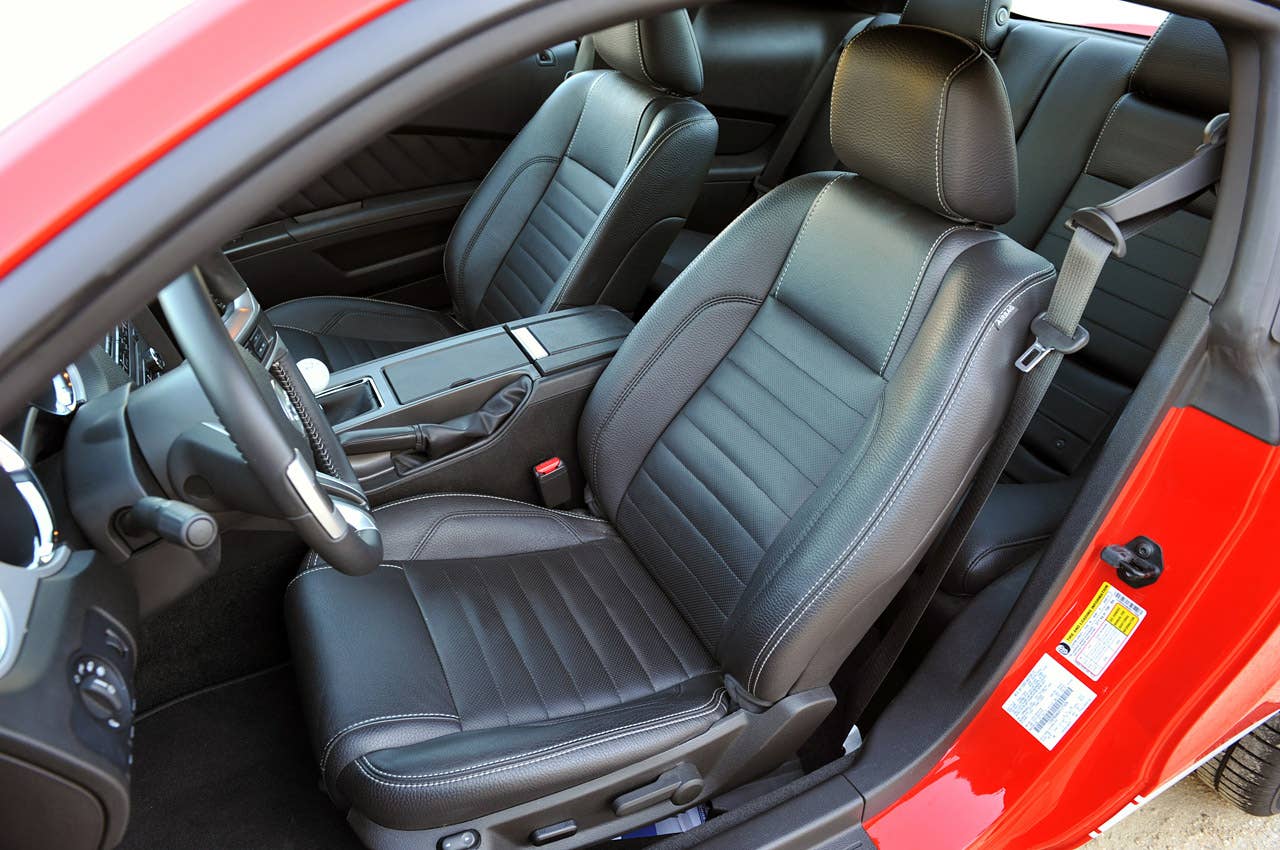 2012 Shelby GTS front seats