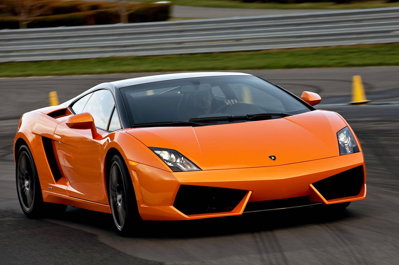 2011 Lamborghini Gallardo LP 550-2 Bicolore on track