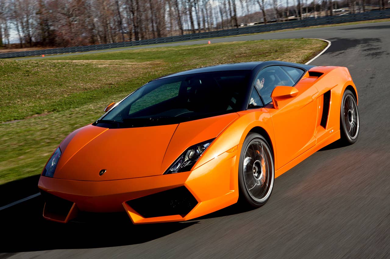 2011 Lamborghini Gallardo LP 550-2 Bicolore on track
