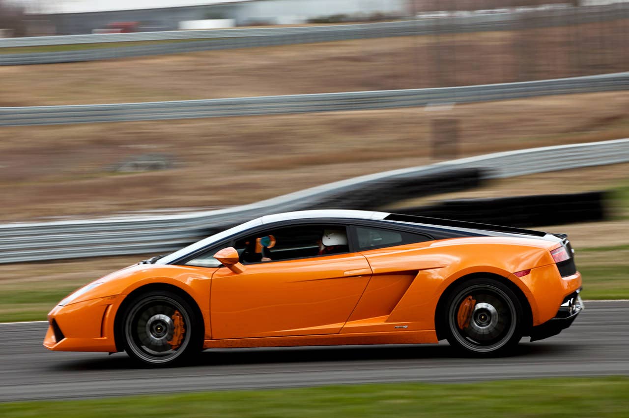 2011 Lamborghini Gallardo LP 550-2 Bicolore on track