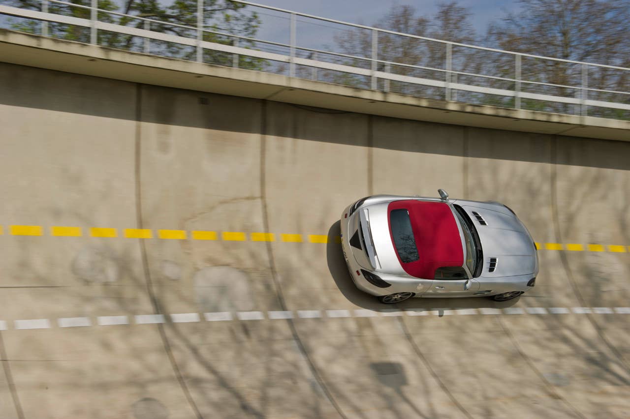 SLS Roadster testing.