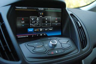 Ford has had an excellent infotainment system for years, and the brand continues that tradition with the newest version of MyFordTouch. The system is intuitive and easy to use.