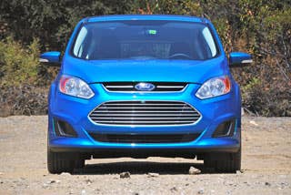 From the front, the C-Max Hybrid maintains its aggressive and sporty stance. On the road, it proves it can handle aggressive driving with taut handling and good acceleration