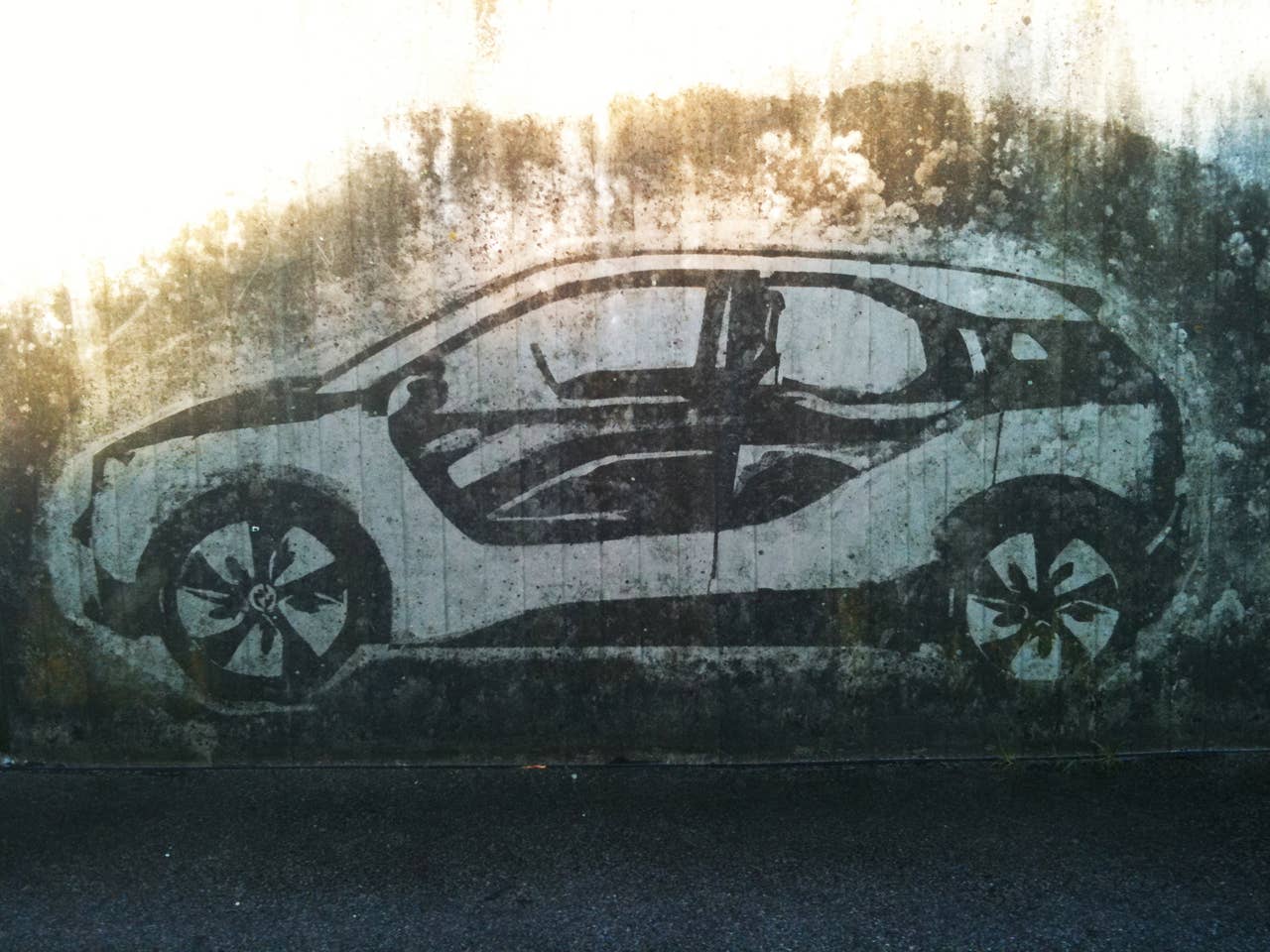 Marc Cameron's Reverse Graffiti cars - BMW