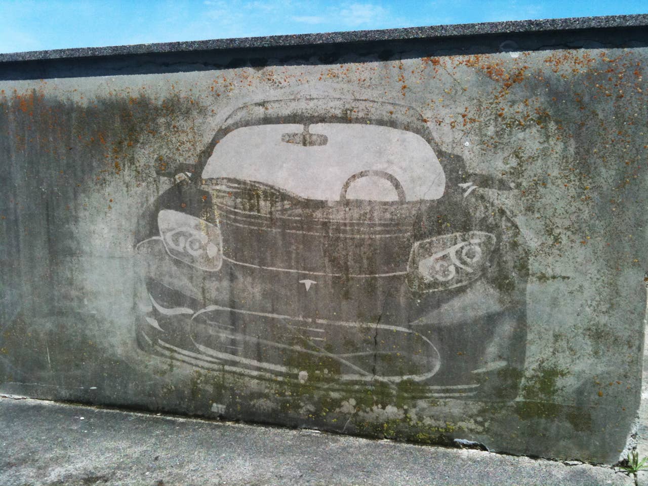 Marc Cameron's Reverse Graffiti cars - Tesla
