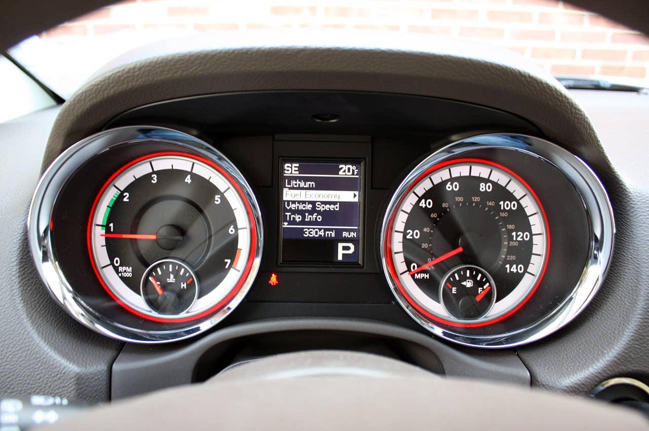 2011 Dodge Durango gauges