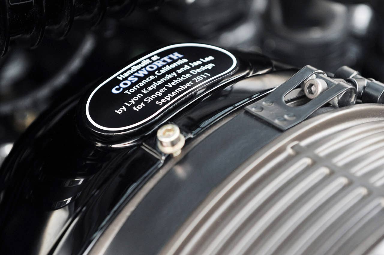 Porsche 911 Restored by Singer engine detail