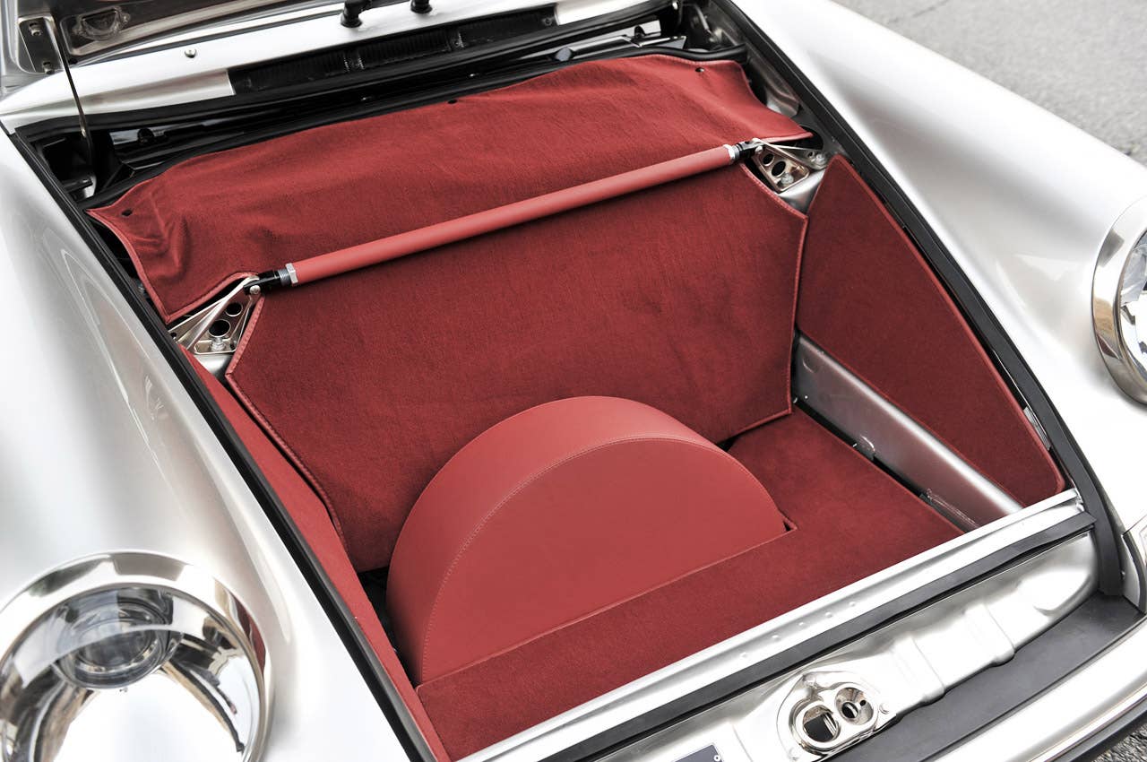 Porsche 911 Restored by Singer front cargo area