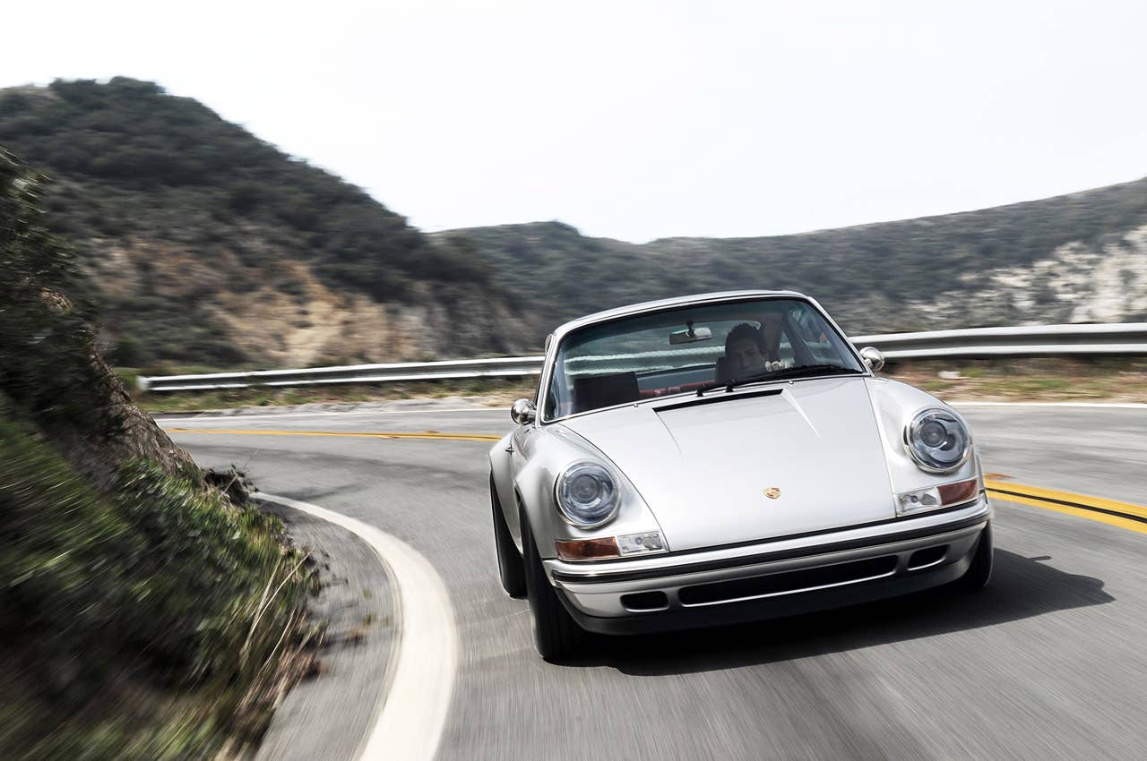 Porsche 911 Restored by Singer driving