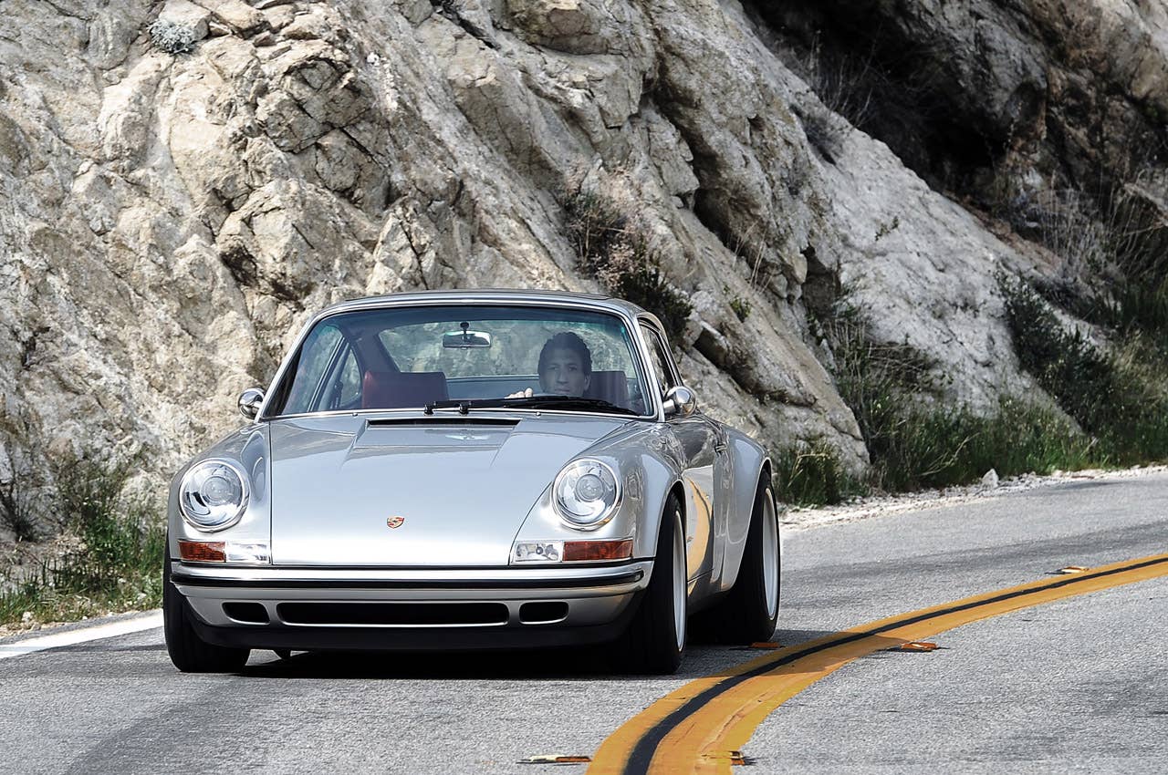 Porsche 911 Restored by Singer driving