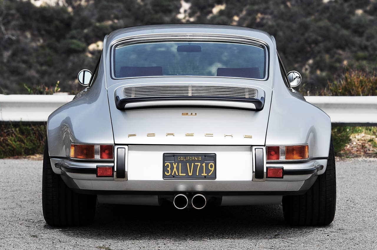 Porsche 911 Restored by Singer rear view