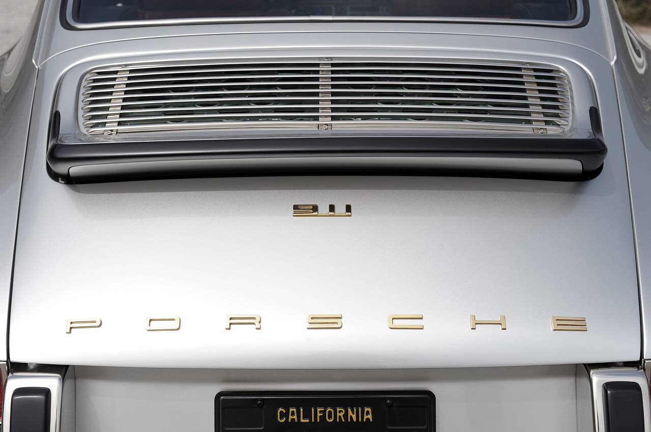 Porsche 911 Restored by Singer engine cover
