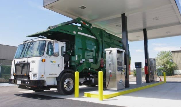 Waste Management cng fueling station near Chicago