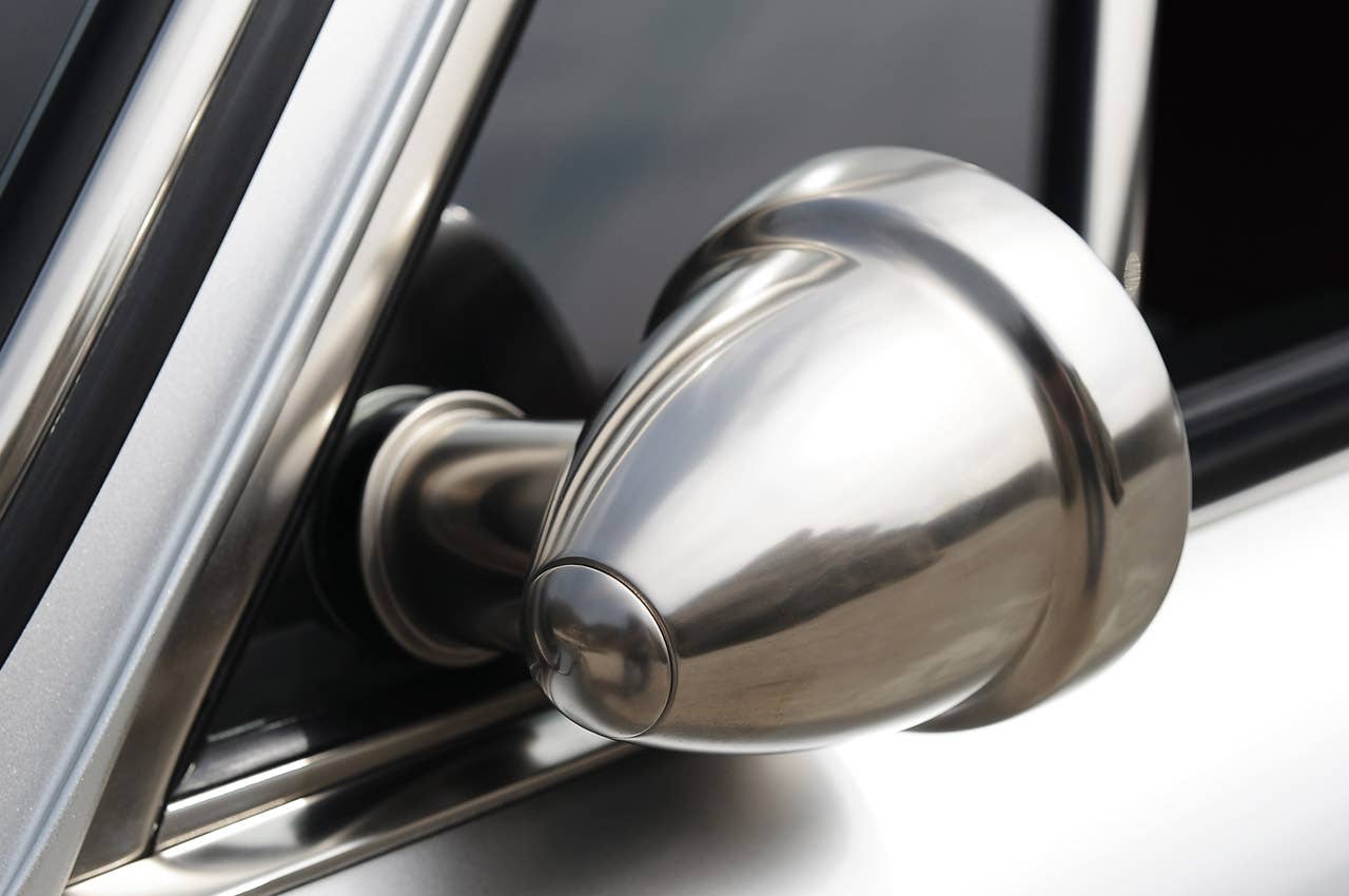 Porsche 911 Restored by Singer side mirror