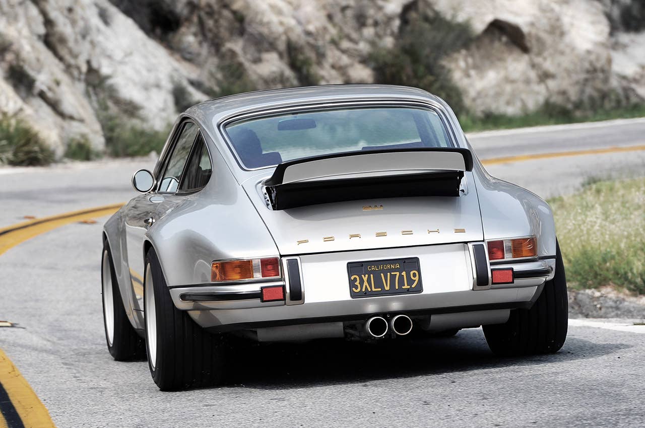 Porsche 911 Restored by Singer driving