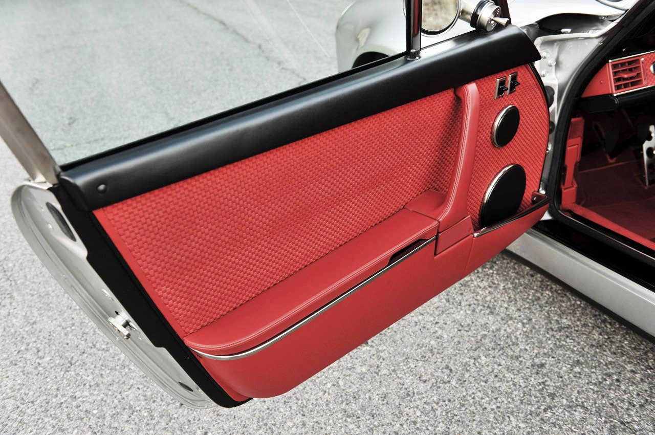 Porsche 911 Restored by Singer door