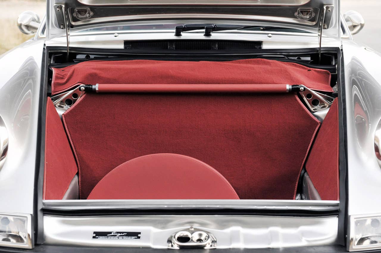 Porsche 911 Restored by Singer front cargo area