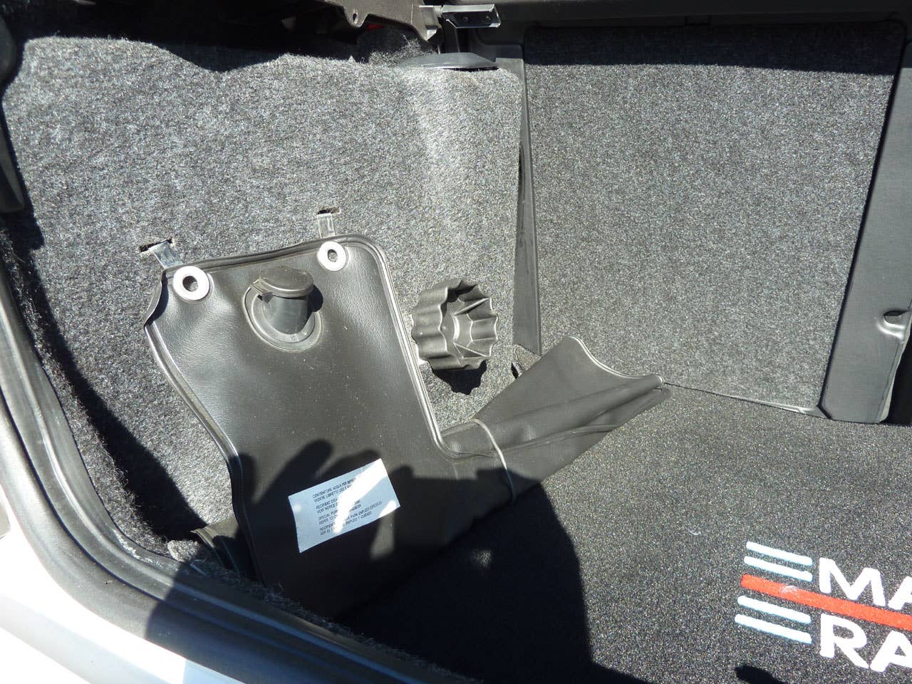1992 Lancia Delta Integrale Martini 5 trunk detail