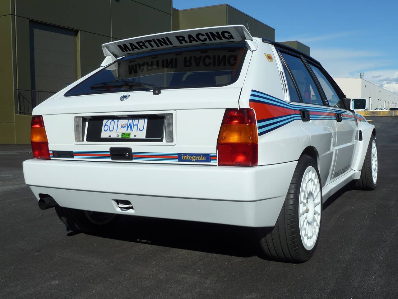 1992 Lancia Delta Integrale Martini 5 rear 3/4