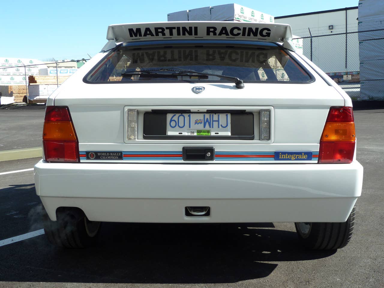 1992 Lancia Delta Integrale Martini 5 rear