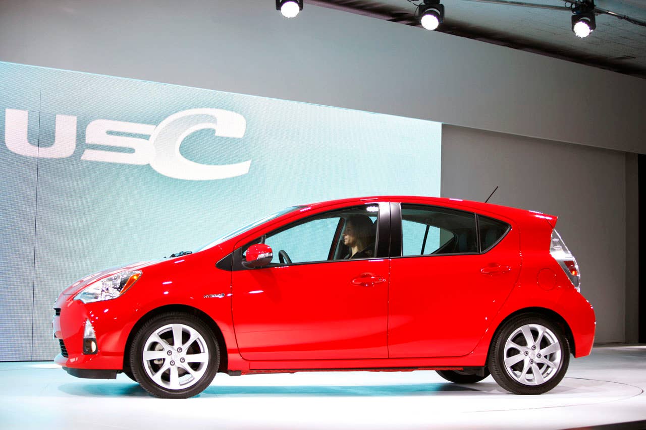 2012 Toyota Prius C side