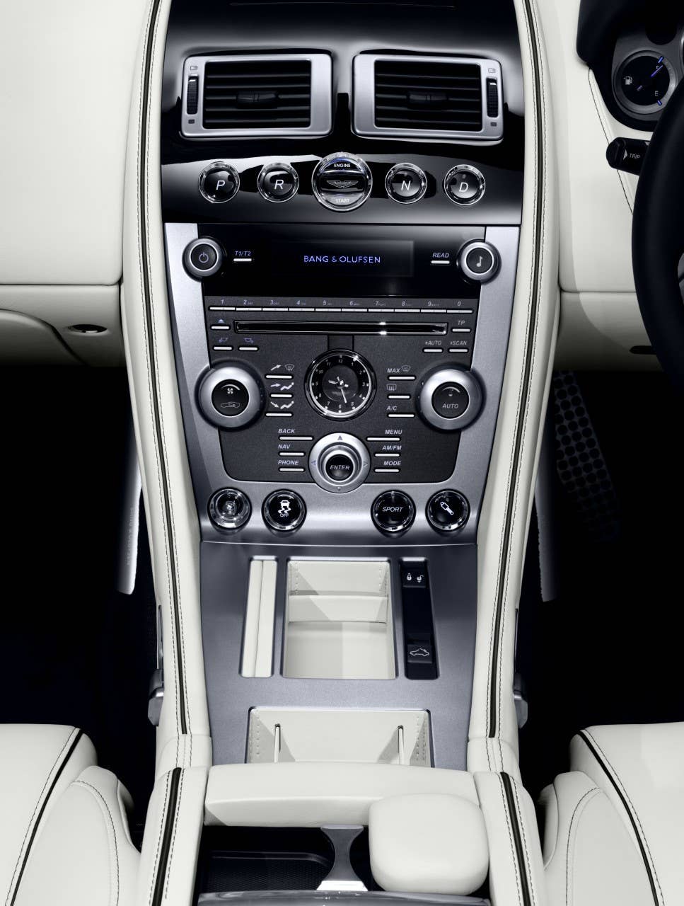 2012 Aston Martin Virage Volante center console