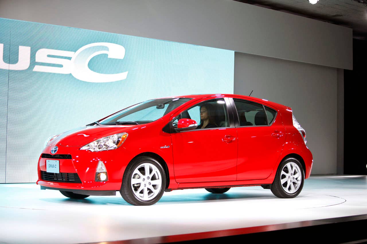 2012 Toyota Prius C front 3/4