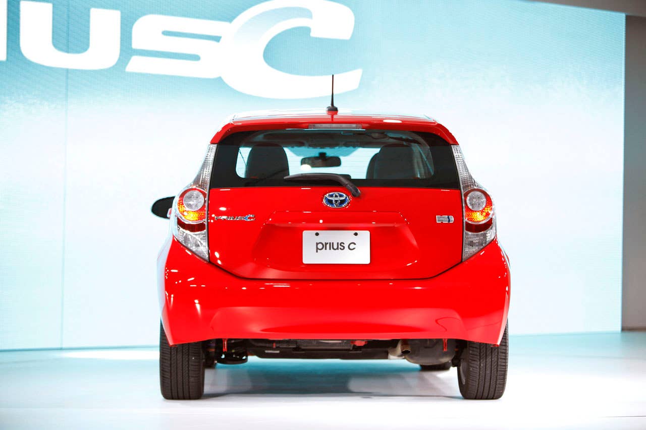 2012 Toyota Prius C rear