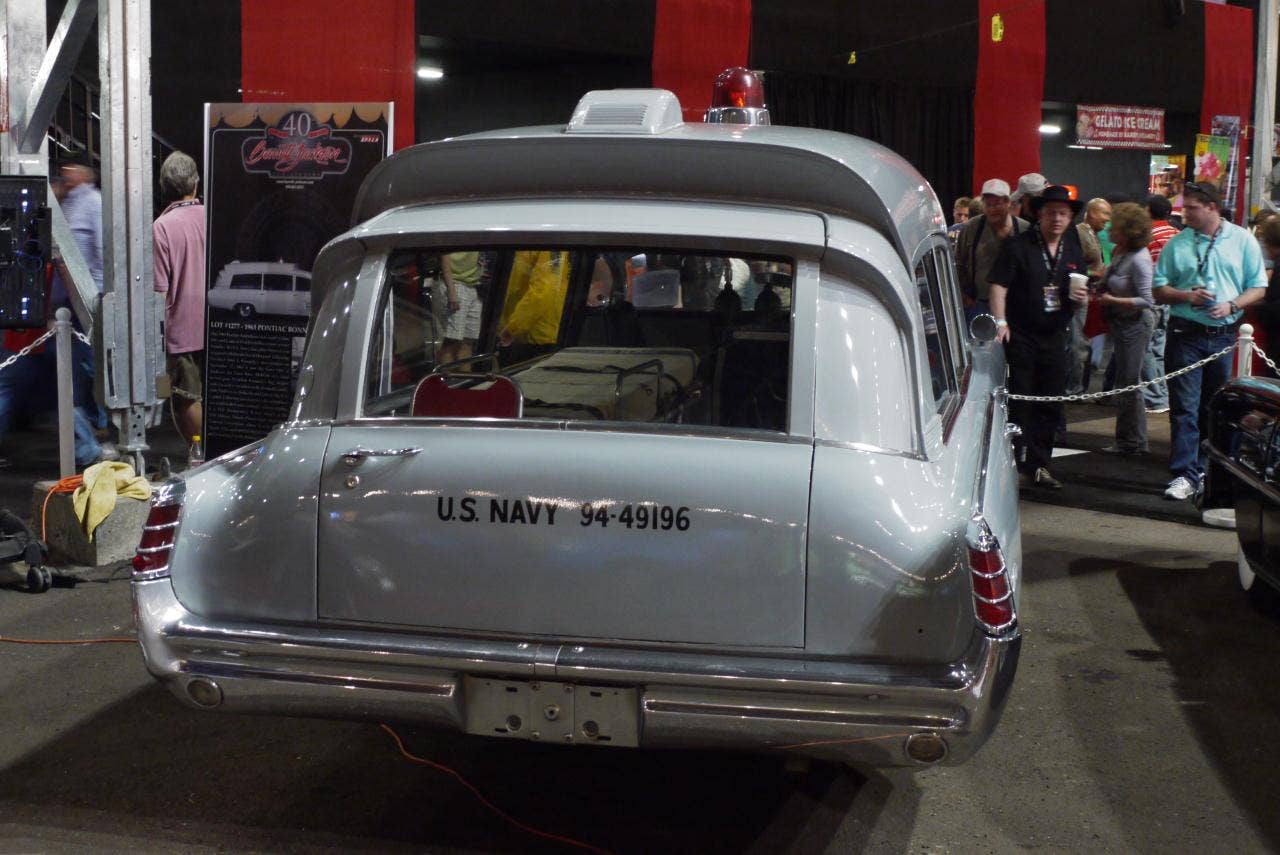 JFK's 1963 Pontiac Bonneville ambulance