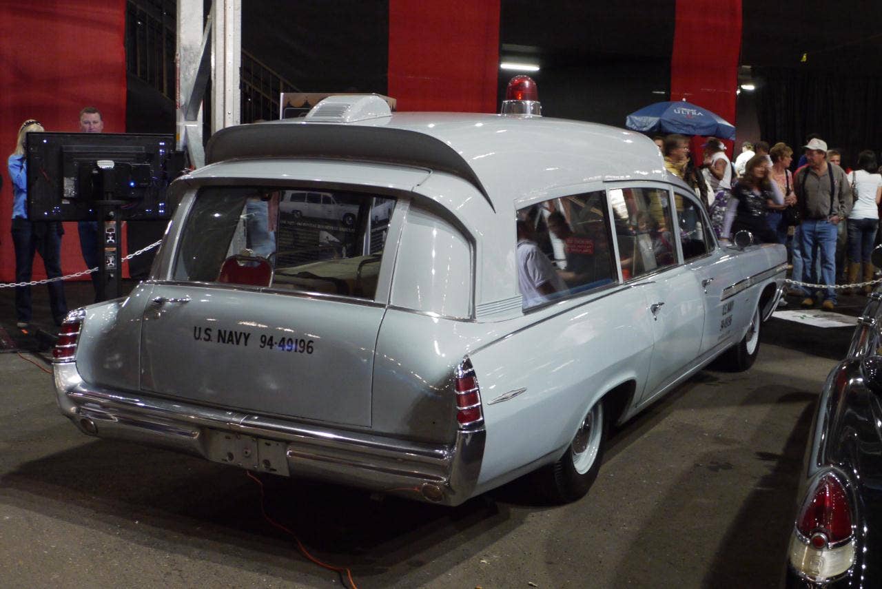 JFK's 1963 Pontiac Bonneville ambulance