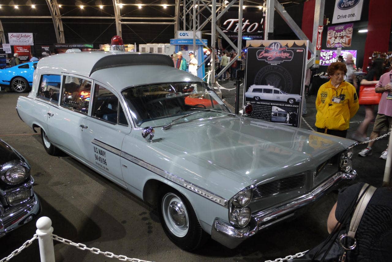 JFK's 1963 Pontiac Bonneville ambulance