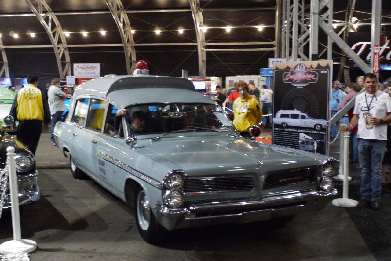 JFK's 1963 Pontiac Bonneville ambulance