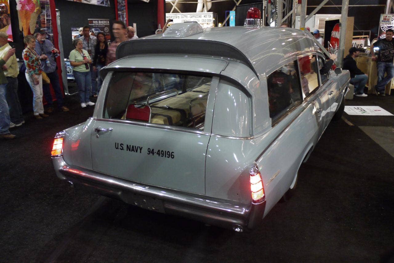 JFK's 1963 Pontiac Bonneville ambulance